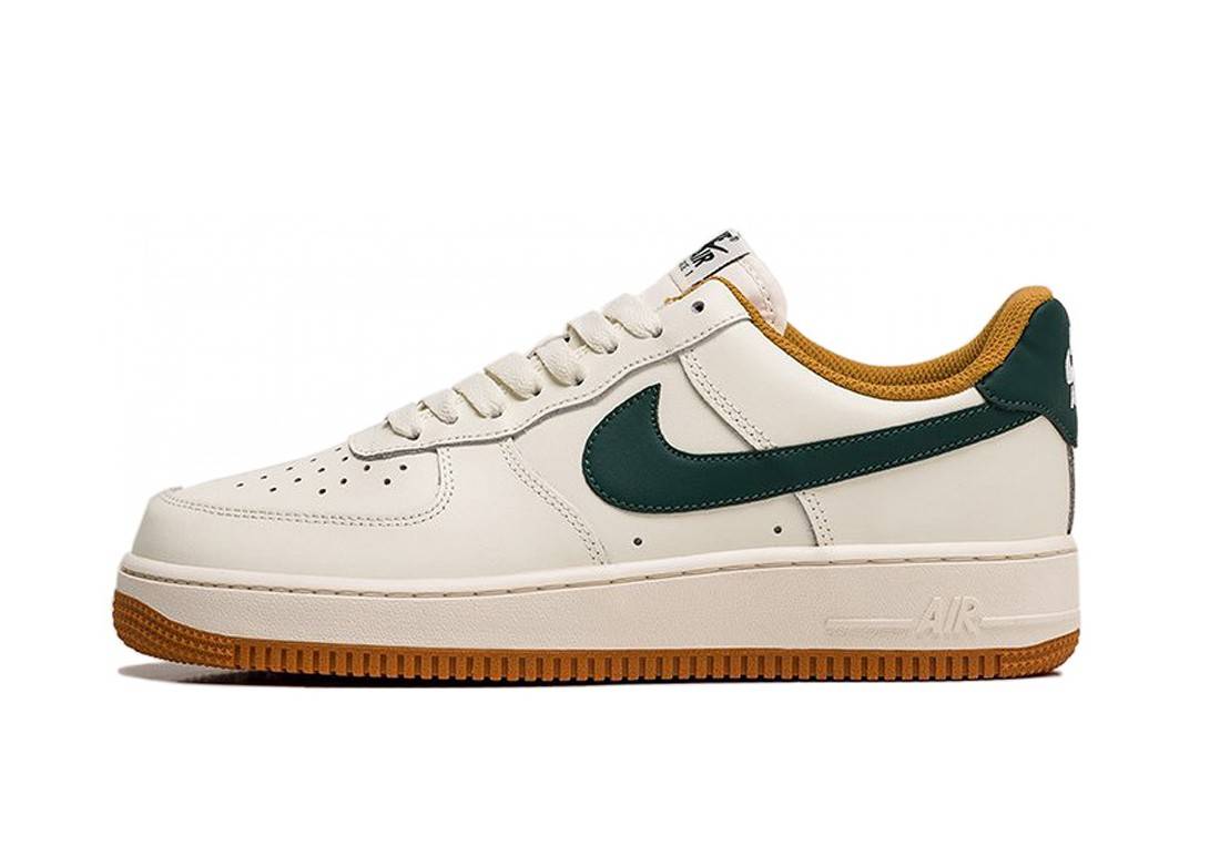 Nike Air Force 1 Low White Green Brown KROSS BASE